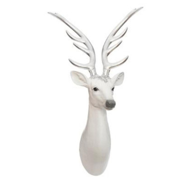 RENNE 83CM EN RESINE BLANC︱Lory