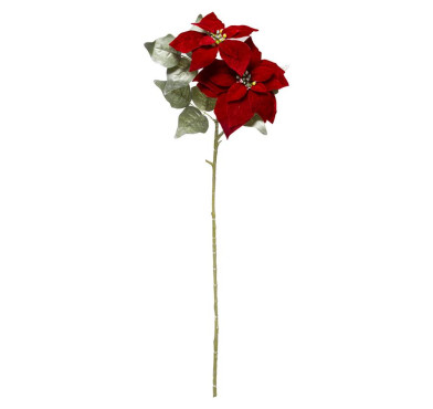 BRANCHE DE POINSETTIA 2 TETES︱Lory