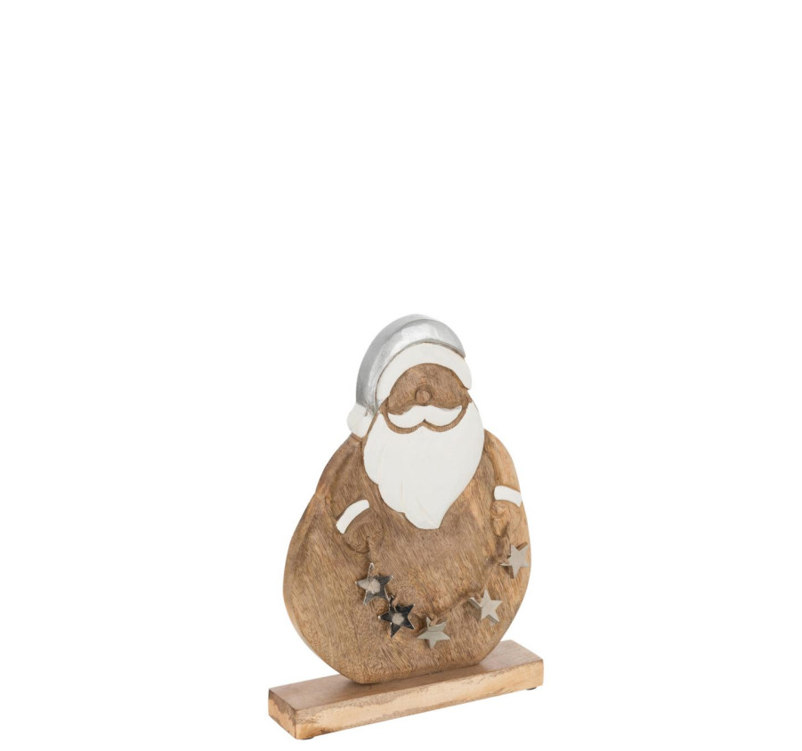 PERE NOEL EN BOIS AVEC
