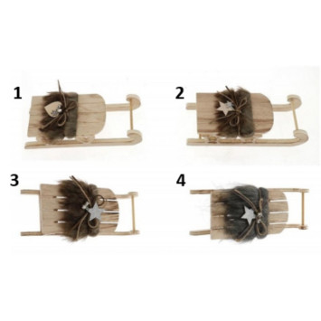 LUGE EN BOIS A POSER AVEC︱Lory