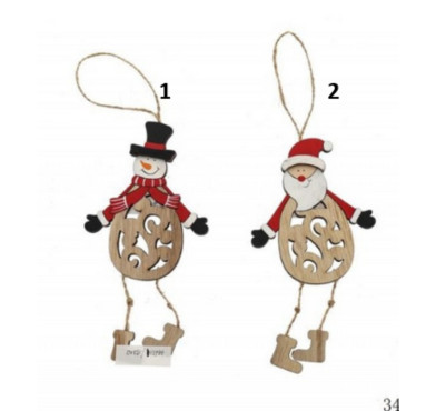 PERSONNAGE DE NOEL EN BOIS︱Lory