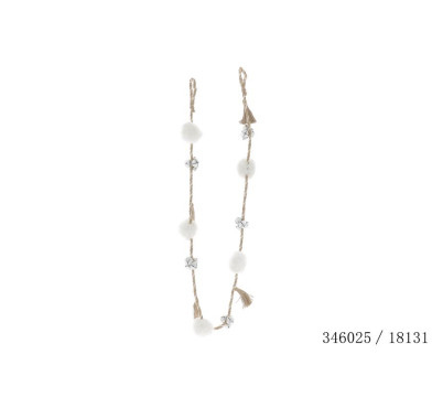 GUIRLANDE AVEC POMPONS ET︱Lory