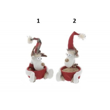 PANIER EN OSIER CERF AVEC︱Lory