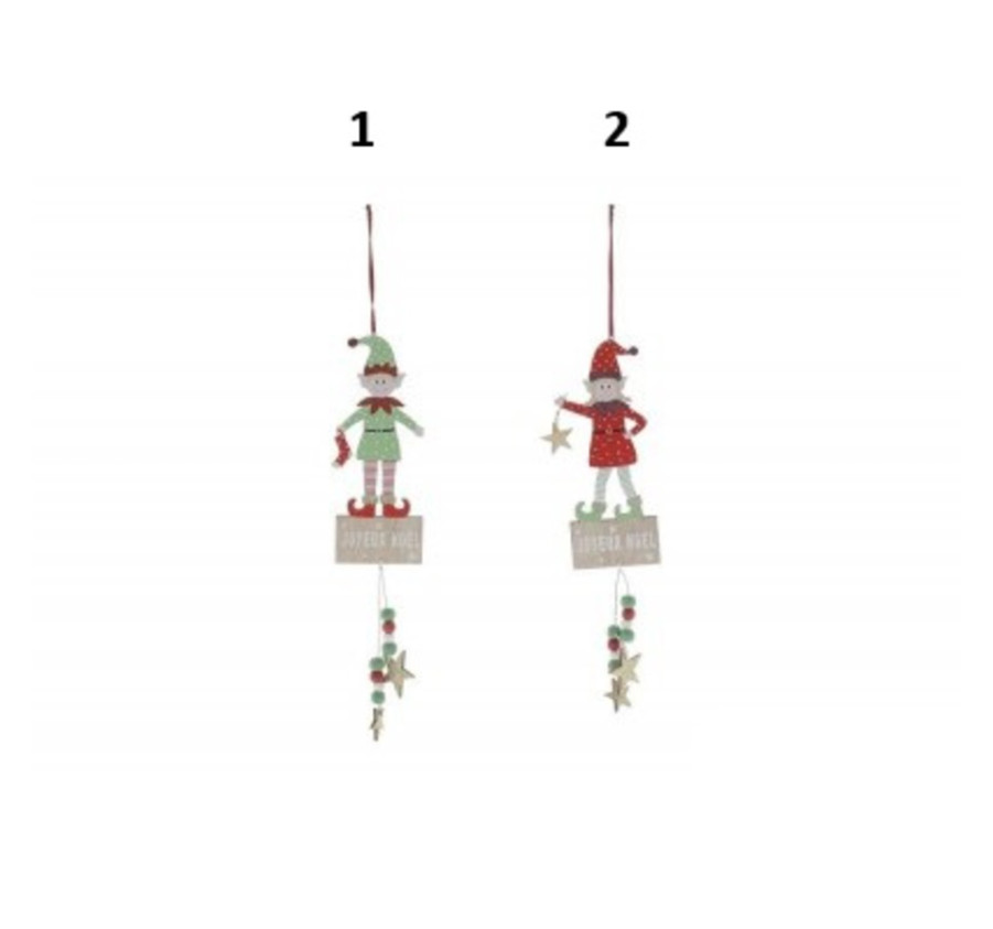 LUTIN EN BOIS PANCARTE