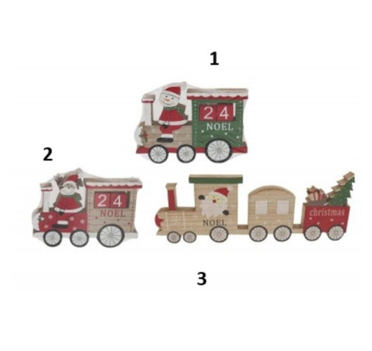 TRAIN DU PERE NOEL BOIS︱Lory