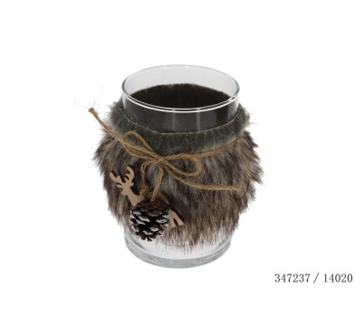 PHOTOPHORE EN VERRE AVEC︱Lory