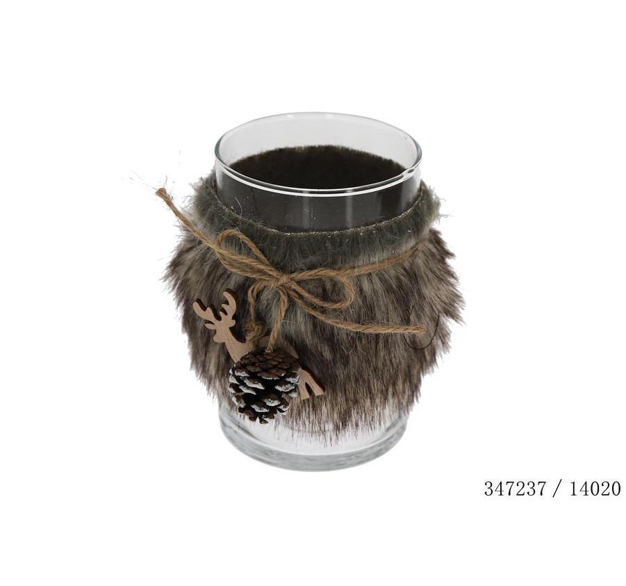 PHOTOPHORE EN VERRE AVEC