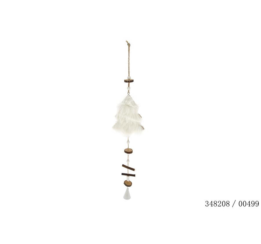 SAPIN FOURRURE BLANCHE 49CM