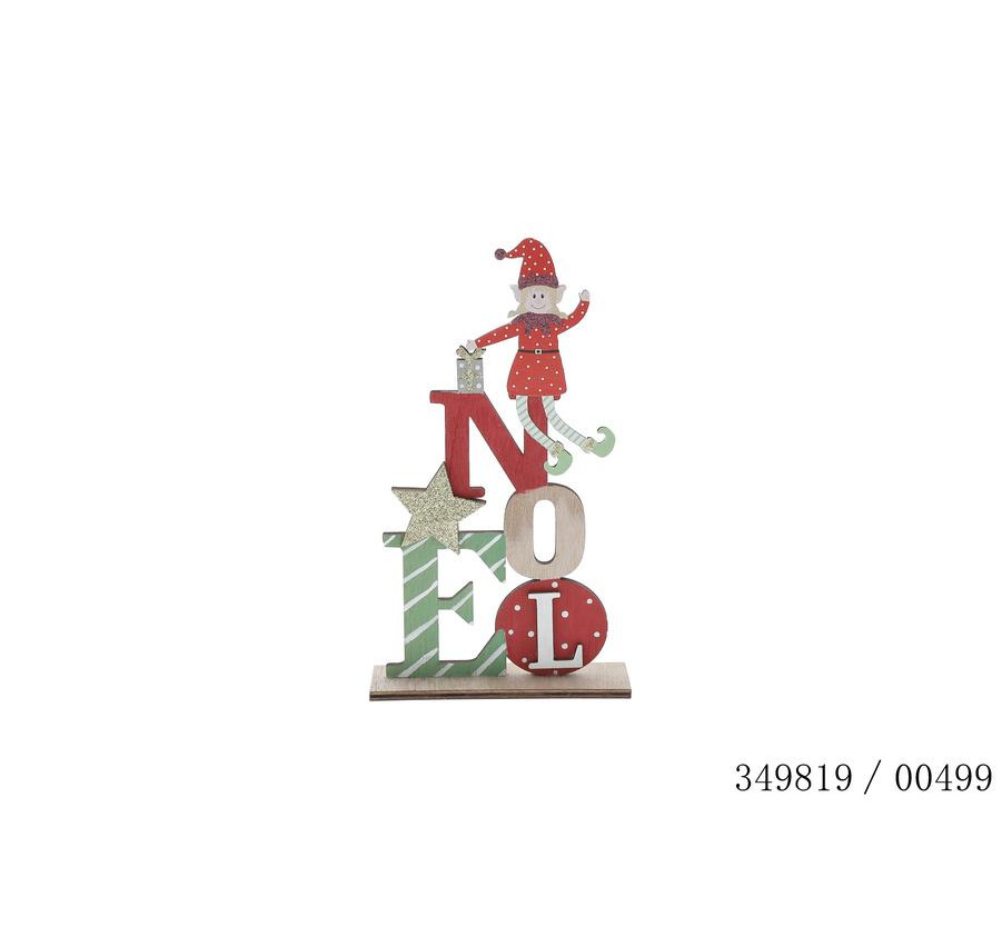 DECORATION BOIS NOEL AVEC