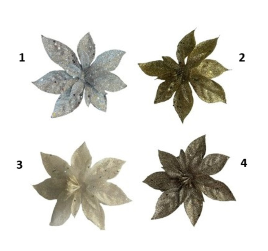 FLEUR DECO PAILLETEE AVEC