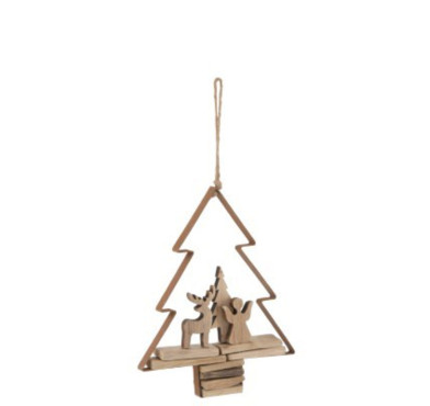 SAPIN AJOURE AVEC PERSONNAGE︱Lory