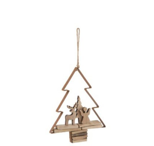 SAPIN AJOURE AVEC PERSONNAGE︱Lory