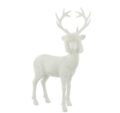 RENNE EN RESINE COLORIS BLANC︱Lory