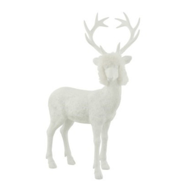 RENNE EN RESINE COLORIS BLANC︱Lory