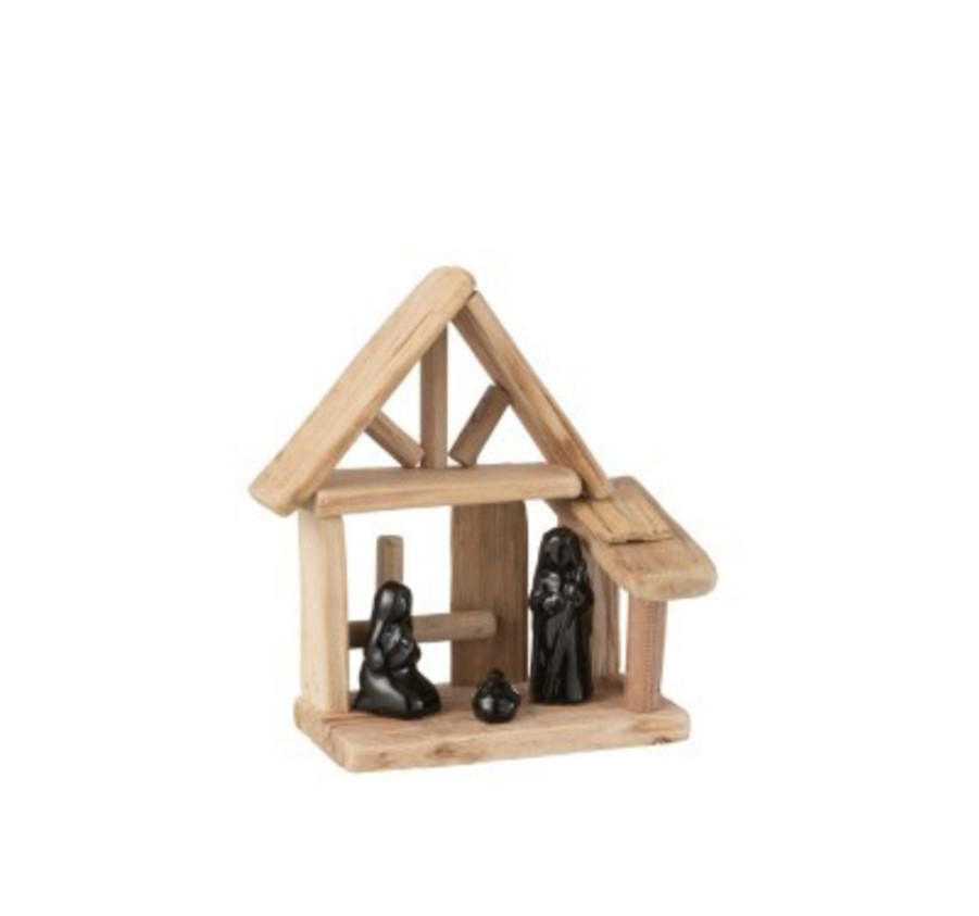 CRECHE EN BOIS NATUREL