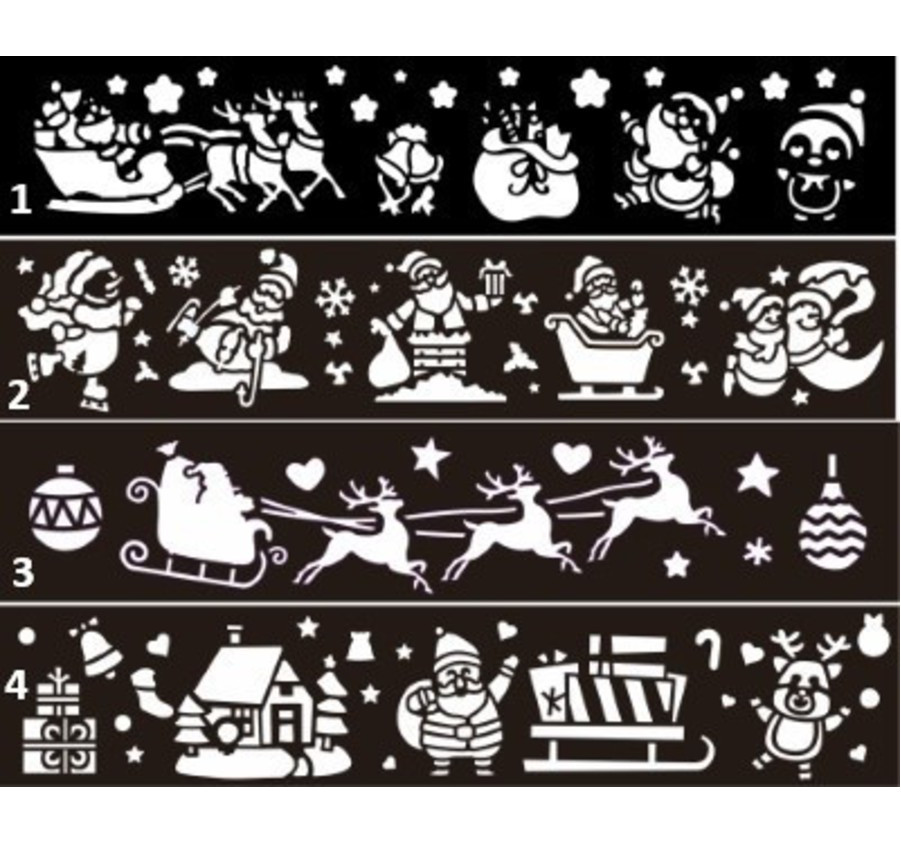 POCHOIR BANDEROLE PVC