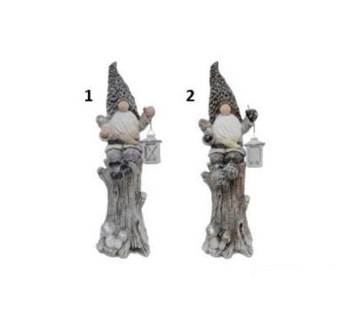 DECORATION GNOME SUR TRONC︱Lory