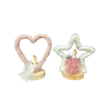 ETOILE FOURRURE SUR SOCLE︱Lory