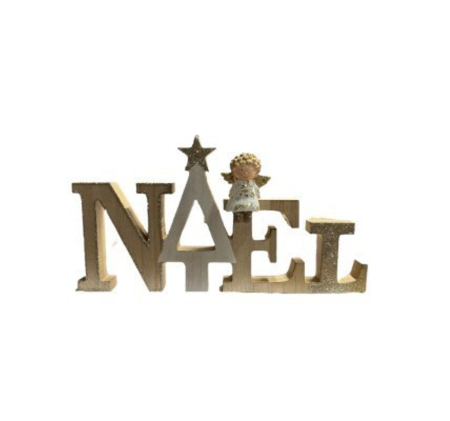 ORNEMENT EN BOIS NATUREL