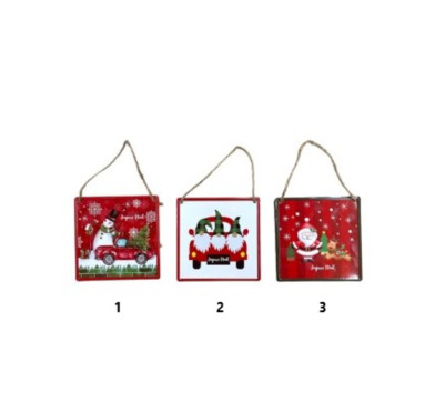 PANCARTE DE NOEL EN METAL︱Lory