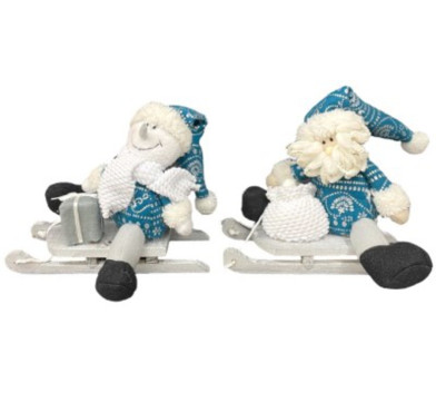 SUJET SUR LUGE H21X16X8CM︱Lory