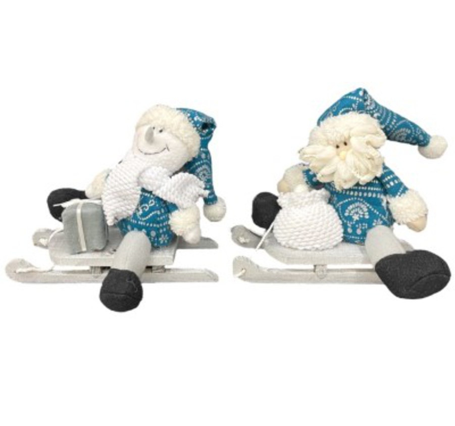 SUJET SUR LUGE H21X16X8CM