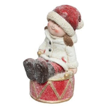 FILLE MUSICIENNE HAUTEUR 40CM︱Lory