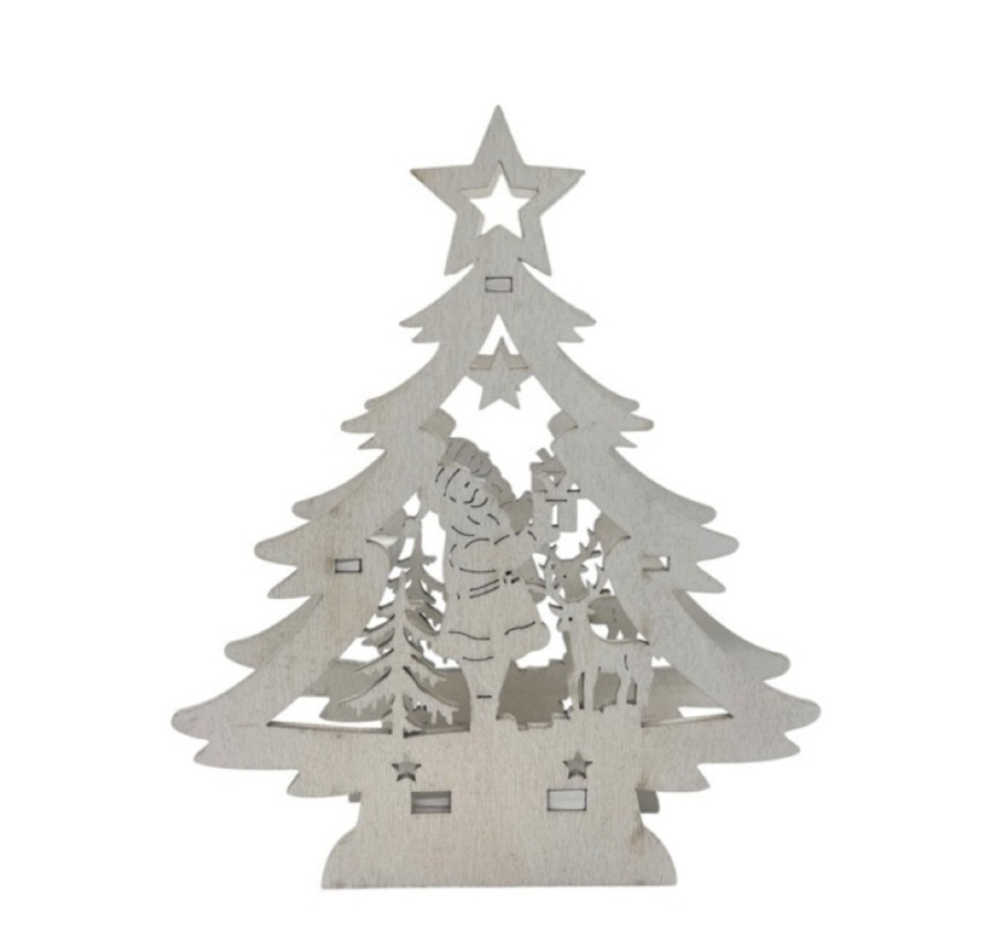 SAPIN AVEC DECOUPE SILHOUETTE