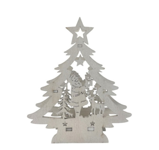 SAPIN AVEC DECOUPE SILHOUETTE