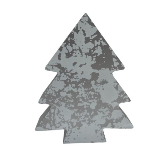 SAPIN EN BOIS PEINT ECLATS