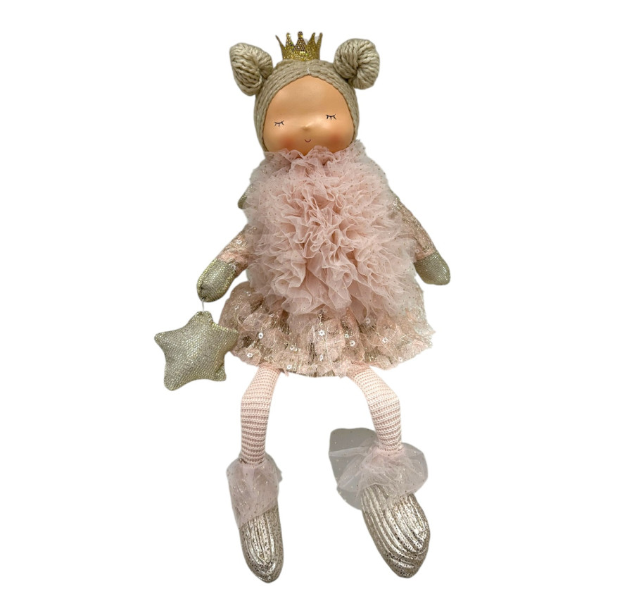 FILLE PRINCESSE ASSISE ETOILE