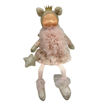 FILLE PRINCESSE ASSISE ETOILE