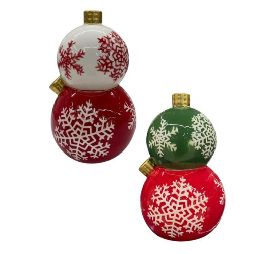 BOULE DE NOEL DECOREE NEIGE