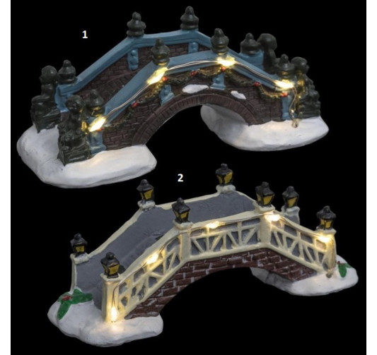 PONT LUMINEUX POUR VILLAGE DE︱Lory