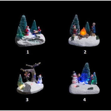 VILLAGE DE NOEL AVEC SUJETS︱Lory