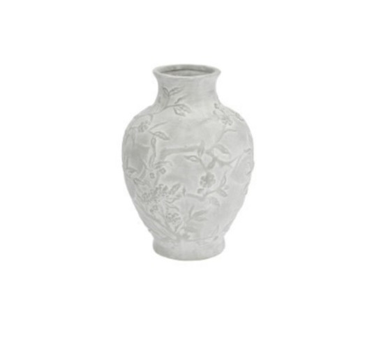 VASE EN TERRE CUITE - GRIS