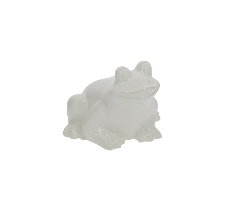 GRENOUILLE CERAMIQUE BLANC