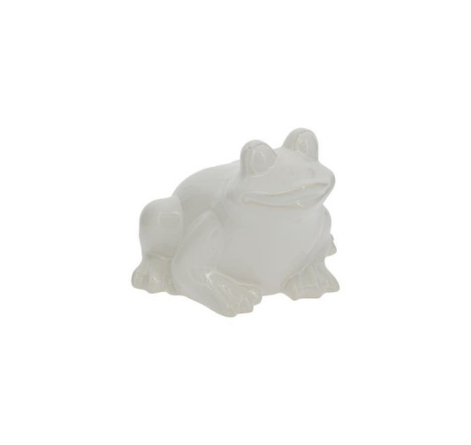 GRENOUILLE CERAMIQUE BLANC