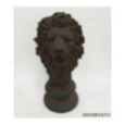 STATUE TETE LION 34X35X67CM
