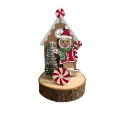 MAISON AVEC BONHOMME DE NEIGE