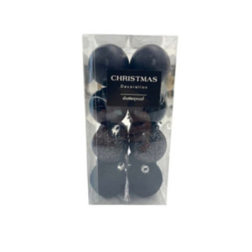 BOITE DE 16 BOULES DE NOEL