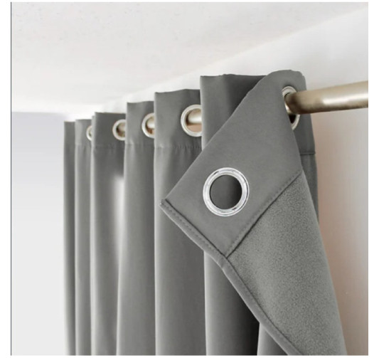 RIDEAU GRIS 135X180CM