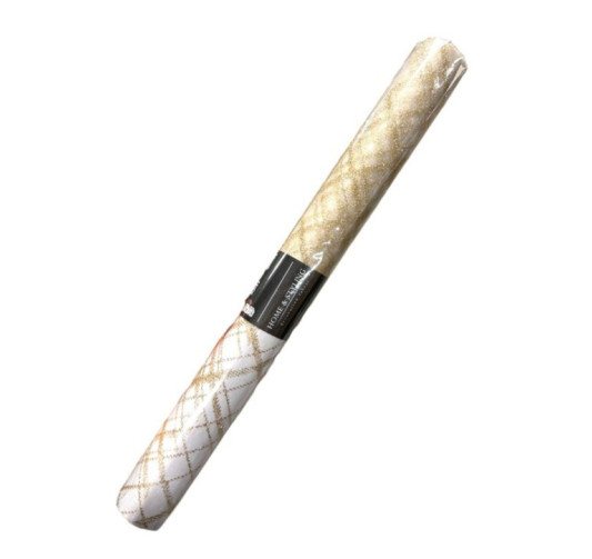 CHEMIN DE TABLE DE NOEL DORE