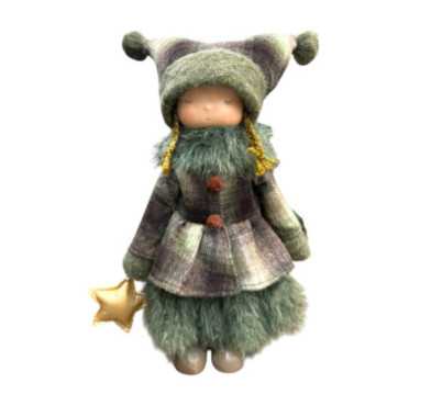 FILLE DEBOUT AVEC ETOILE