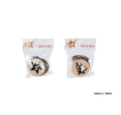 SACHET DE 6 SUJETS EN BOIS