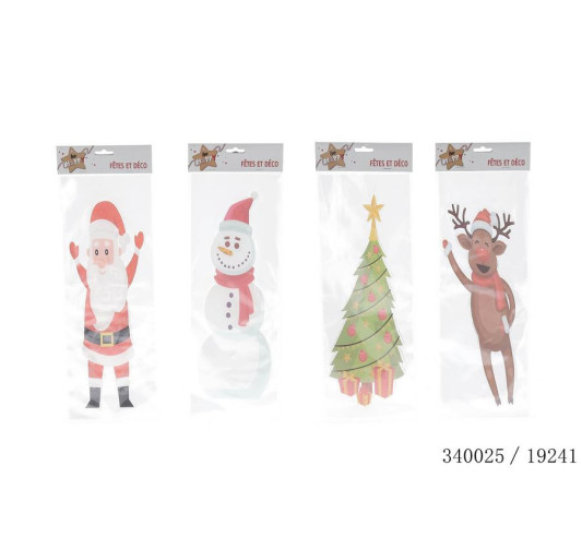 STICKER GEL PERSONNAGE DE NOEL