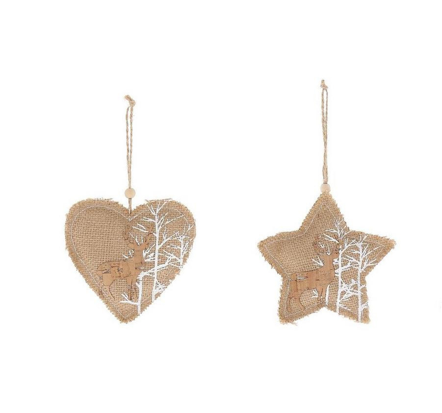 FORME DE NOEL EN JUTE