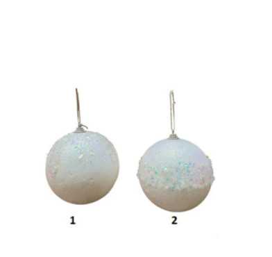 BOULE DE NOEL EFFET ENNEIGEE