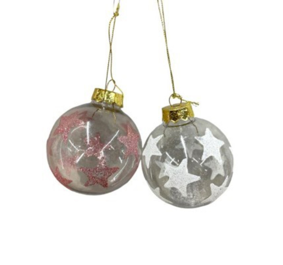 BOULE DE NOEL TRANSPARENTE