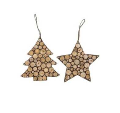 SUSPENSION EN RODIN DE BOIS